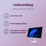 Lenovo IdeaCentre All-In-One | 23.8" FHD Display | Ryzen 5 40| 16GB| 512GB – Bild 12