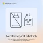 Microsoft Surface Laptop, 13.8" | Snapdragon X Elite | 16GB RAM, 512GB SSD – Bild 2
