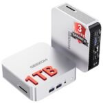 GEEKOM Mini PC A8, AMD Ryzen 7 8745HS, 1TB SSD & 16GB DDR5, bis 4TB/128GB