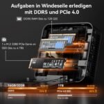 GEEKOM Business Mini PC A8 Max mit AMD Ryzen 7 8745HS, 16GB DDR5 1TB SSD – Bild 5