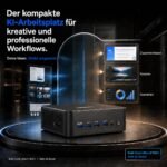 GEEKOM AI Mini PC IT13 Max, Intel Core Ultra 9 185H, 24GB LPDDR5&500GB SSD – Bild 4