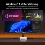 GEEKOM Business Mini PC A8 Max mit AMD Ryzen 7 8745HS, 16GB DDR5 1TB SSD – Bild 10
