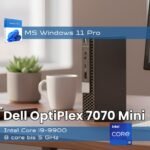 Dell OptiPlex 7070 Mini-PC, Intel Core i9-9900, 16GB RAM, 512GB NVMe SSD, Windows 11 Pro – Bild 2