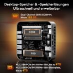 GEEKOM AI Mini PC A9 Max mit AMD Ryzen AI 9 HX 470, 32GB DDR5 2TB SSD – Bild 6