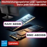 Lenovo 27" All-in-One PC, Intel Core i5-10500T, 32GB RAM, 480GB SSD, Windows 11 Pro – Bild 4