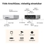 GEEKOM Mini PC A5 Pro 2026, Ryzen 5 7530U, 1TB SSD & 16GB RAM, Aufrüstbar – Bild 10