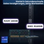 Dell OptiPlex 7070 Mini-PC, Intel Core i9-9900, 16GB RAM, 512GB NVMe SSD, Windows 11 Pro – Bild 3