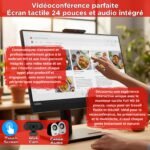 1. Lenovo 24" All-in-One Touch-PC, Intel Core i5-8500, 16GB RAM, 512GB SSD, Windows 11 Pro – Bild 4