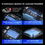 GEEKOM IT12 Mini PC mit Intel i3-12300HE(Übertrifft i5 12450H), 16GB&256GB – Bild 5