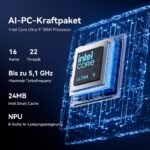 GEEKOM GT1 Mega AI Mini PC mit Intel Core Ultra 9 185H, 16GB DDR5 1TB SSD – Bild 2